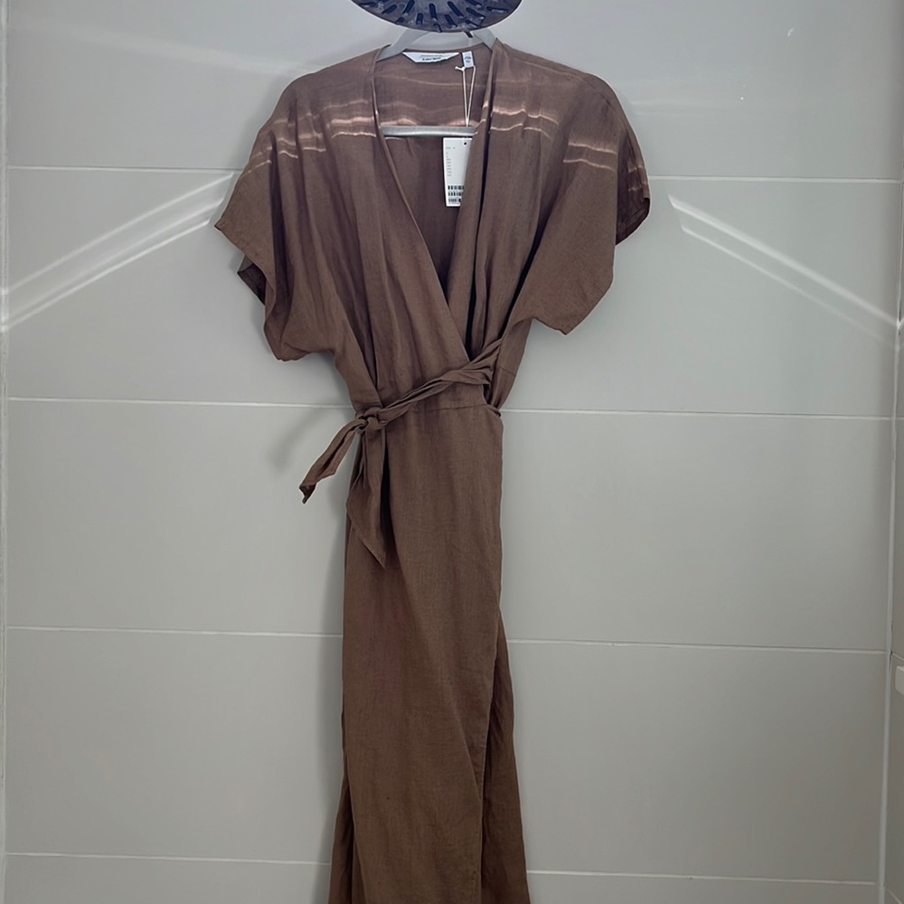 & Other Stories Linen dress in beige!